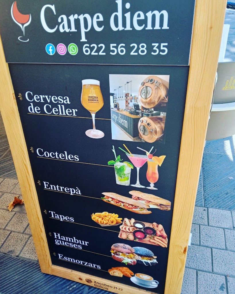 Bar Carpe Diem — Carta