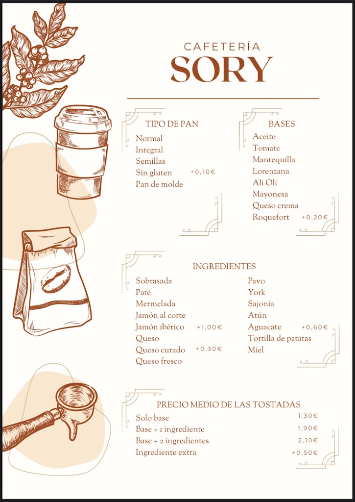 Cafeteria Sory — Mas recientes