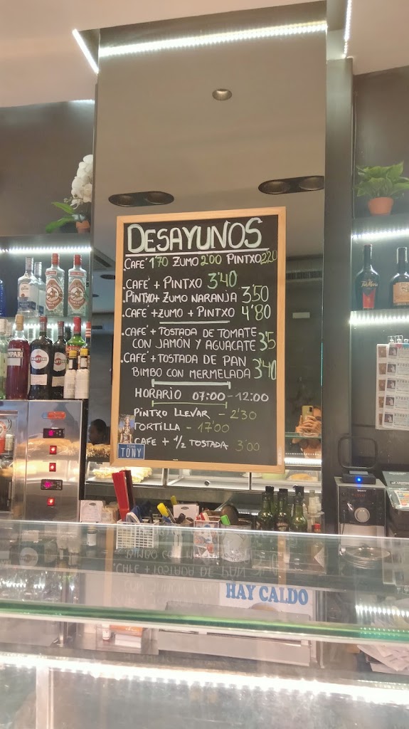 Bar Tranvia — Carta