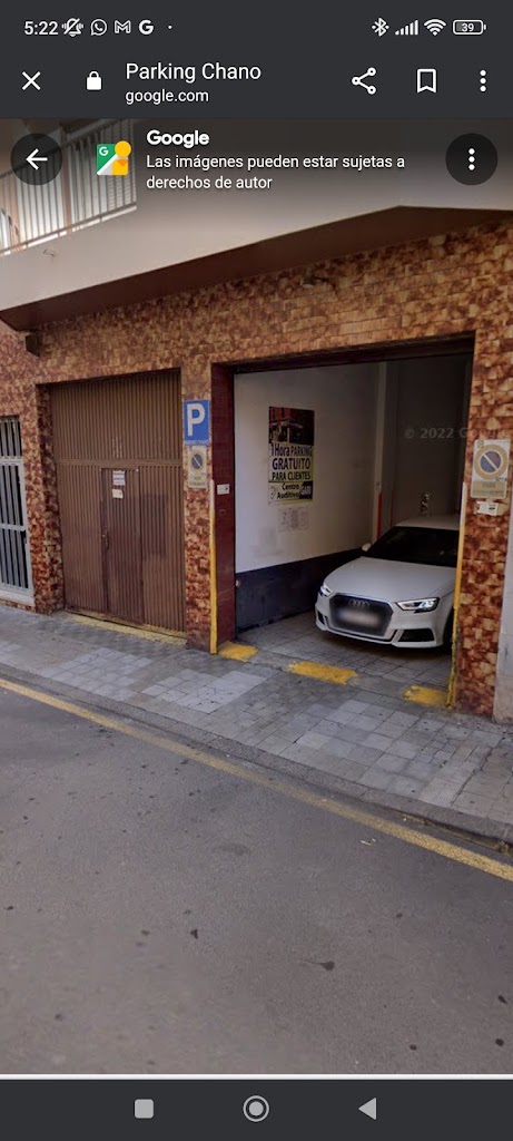 Parking Chano — Del propietario