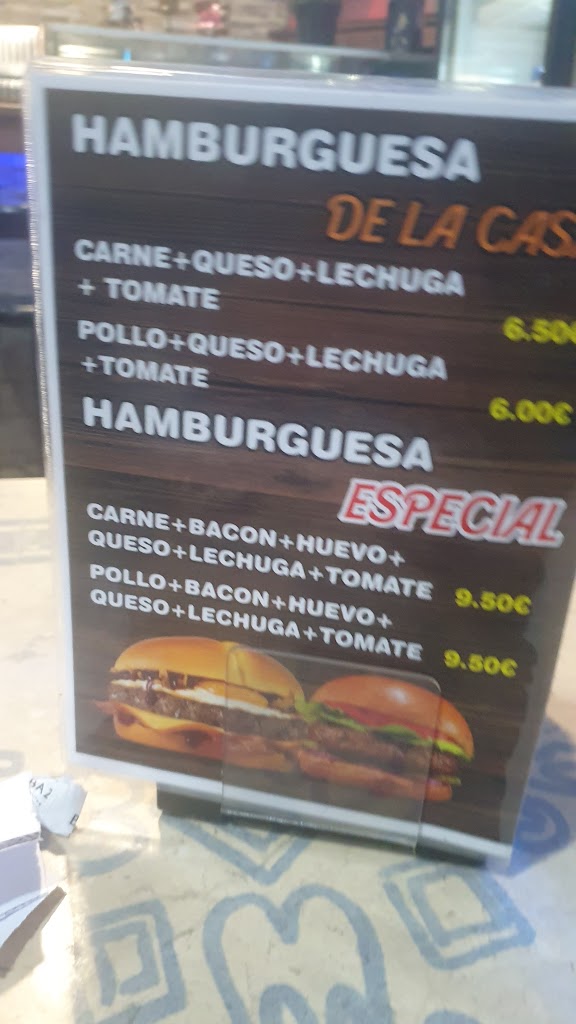 Bar la cabana — Carta