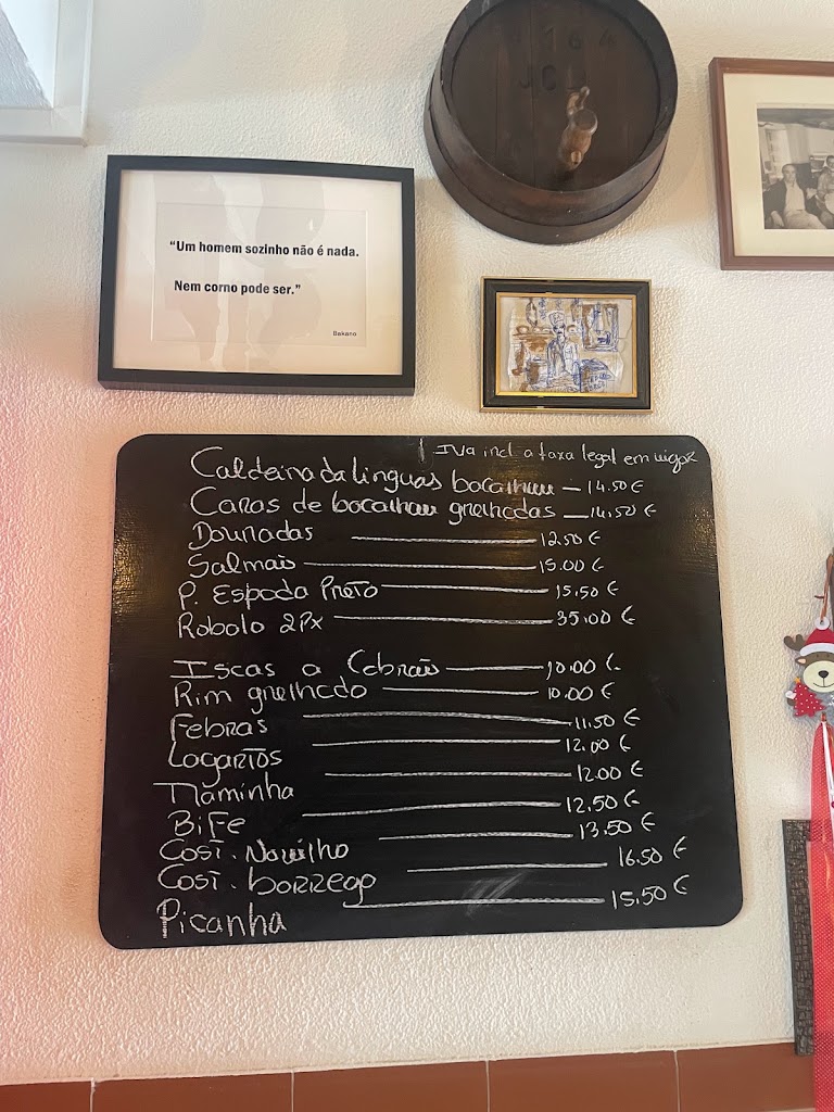 Taberna dos Cabroes — Carta