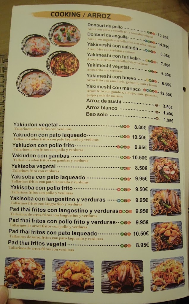 Sushi Fusion — Carta
