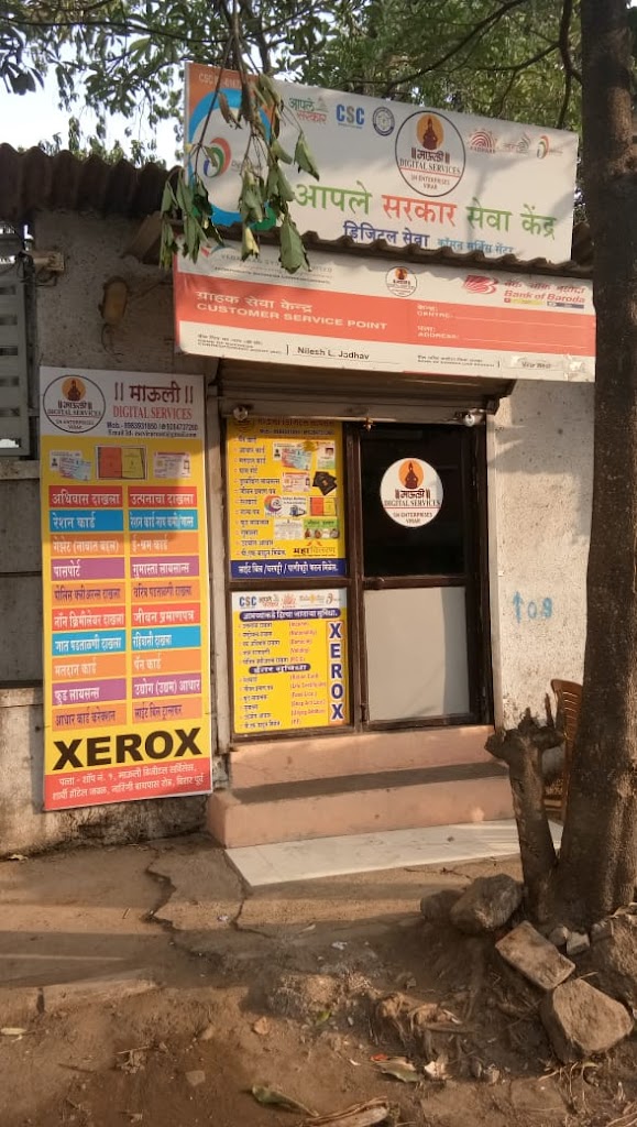 Mauli Digital Services Aaple Srkaar Sevaa Kendr Naaringii Baaypaas Virar East Adhar Seva Kendra