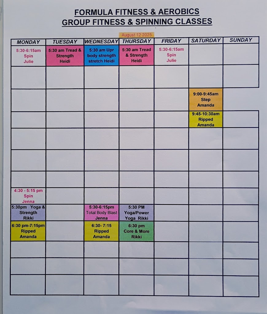  Formula Fitness at Jankowski Performance Complex