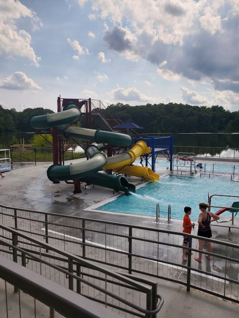 Outdoor swimming pool in Needham