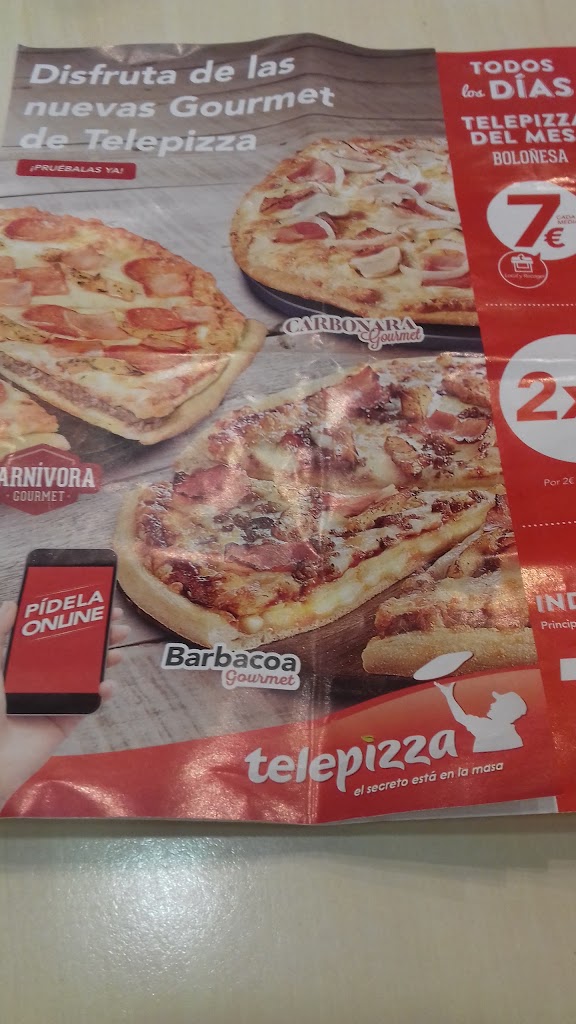Telepizza Villarobledo - Comida a domicilio — Carta