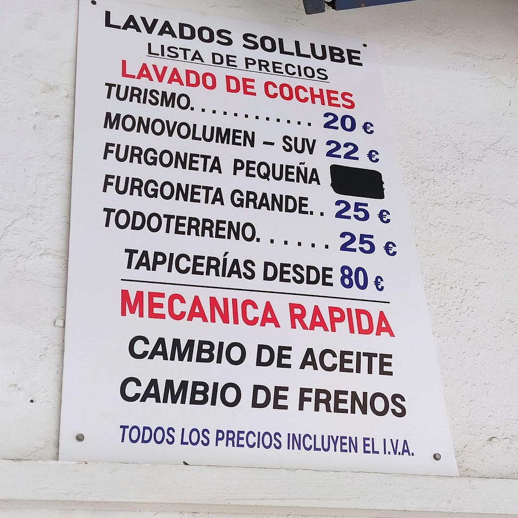 Taller-Lavados a Mano Sollube — Del propietario