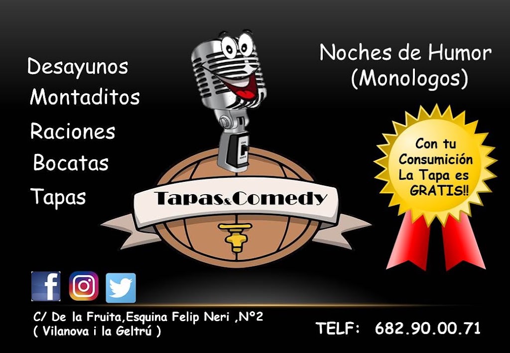 TapasComedy_Bar Alegria — Carta