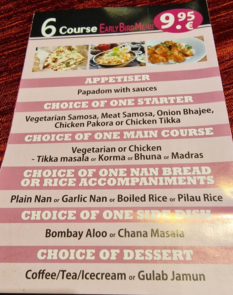 Bollywood Indian Restaurant (Puerto del Carmen) — Carta