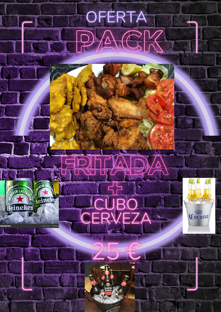 "The Oasis" Cafeteria-Bar-Restaurant — Carta