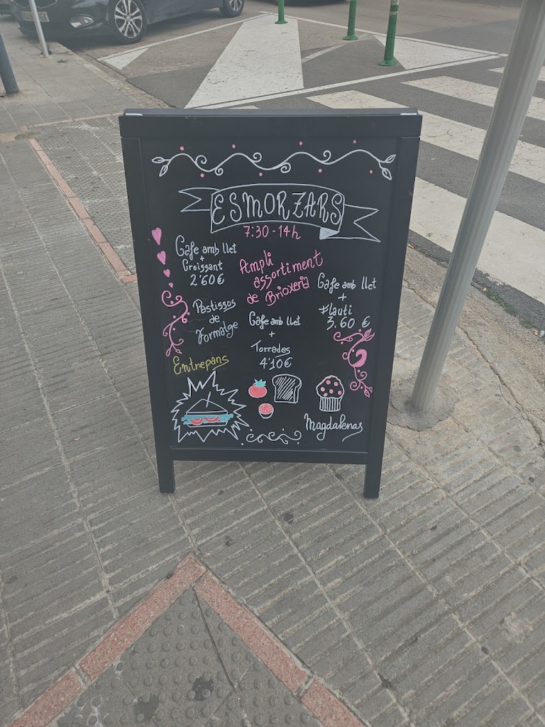 La dolceria del Vendrell — Carta