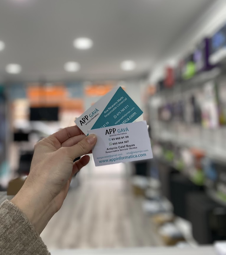 App Informatica Gava. Servicios de reparacion de equipos informaticos.