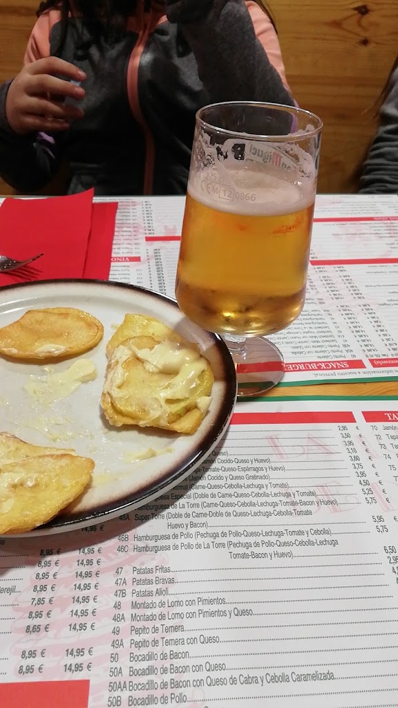 La Torre De Pizza — Carta