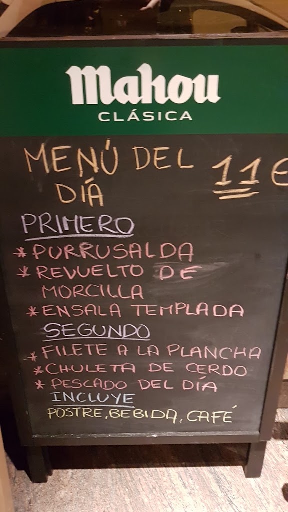 Restaurante Solanito — Carta
