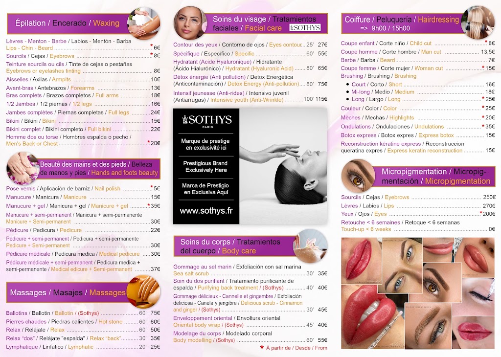 Laila Beauty Salon — Carta