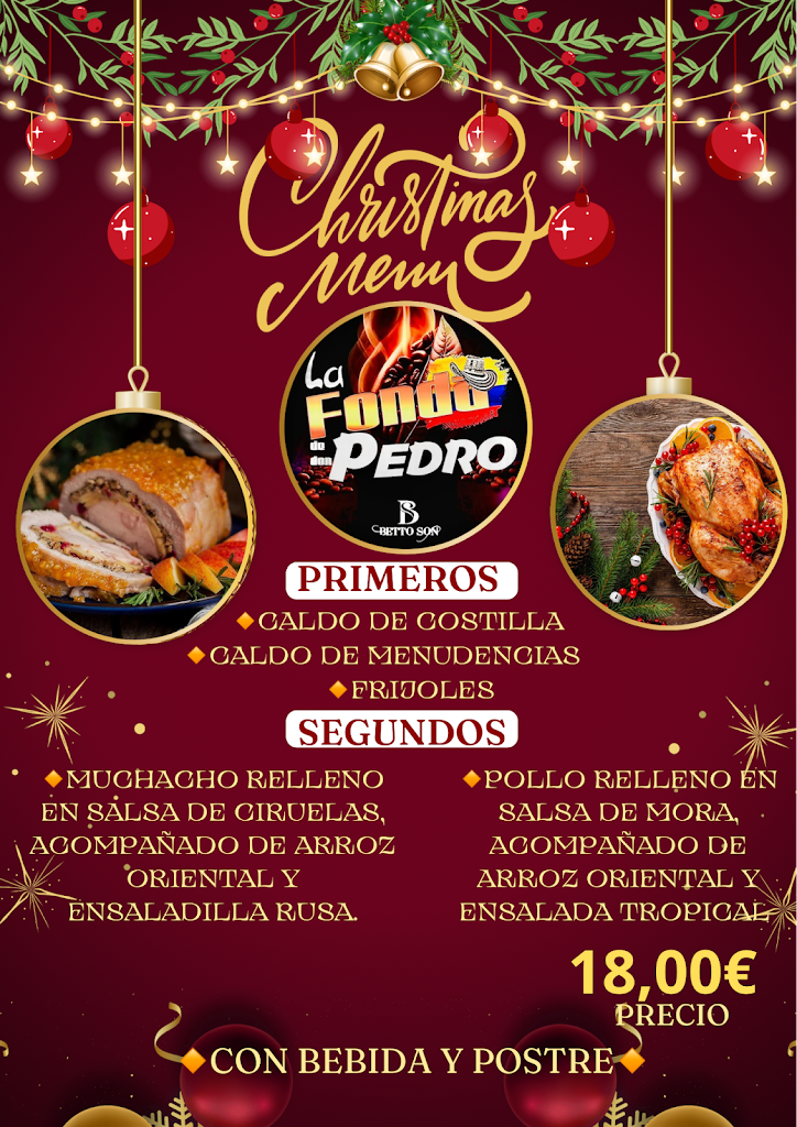 La Fonda de don Pedro — Carta