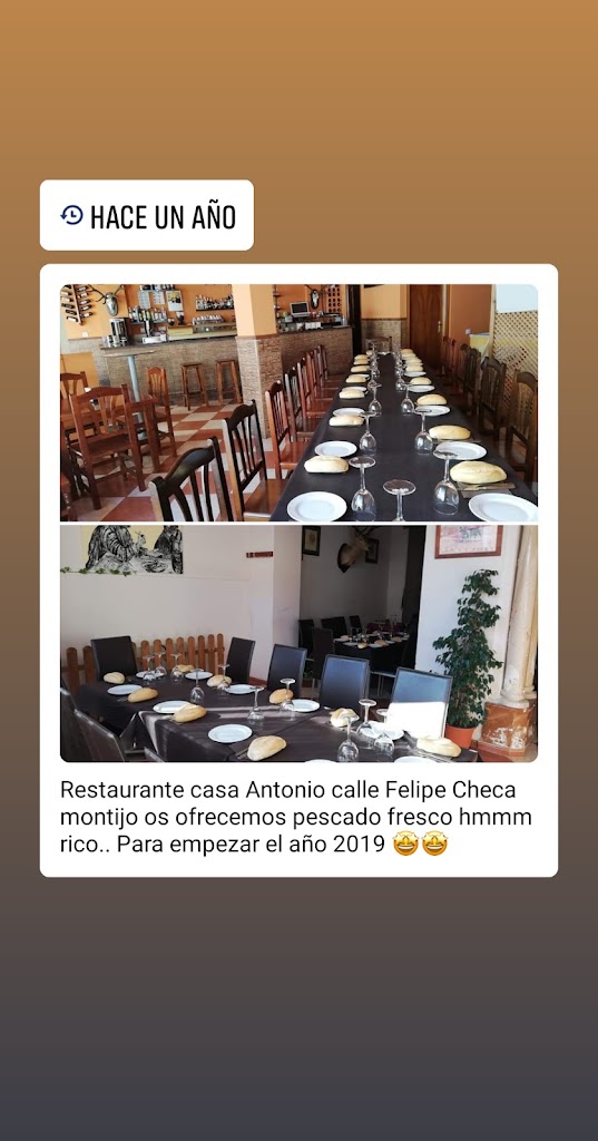 Restaurante Casa Antonio — Del propietario