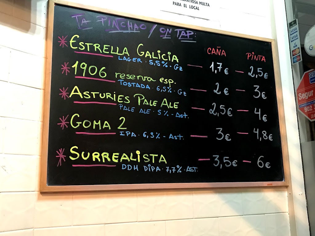 Paramo Bar — Carta