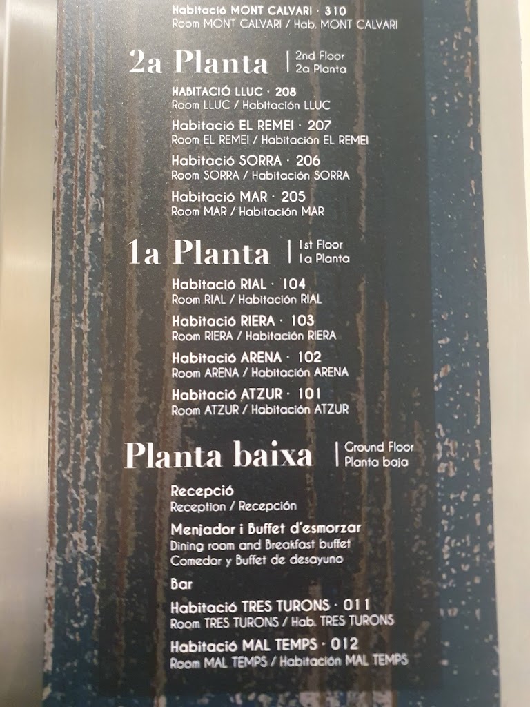 Tas-Tam — Carta