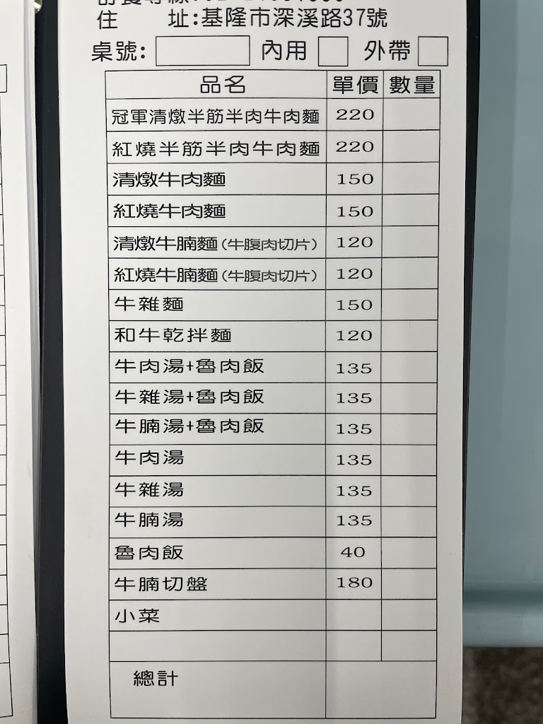 阿牛牛肉麵 的照片