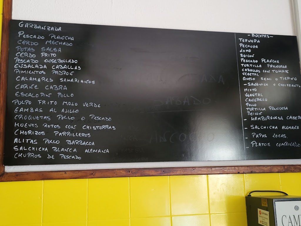Bar cafe Ca Manolo y compania — Carta