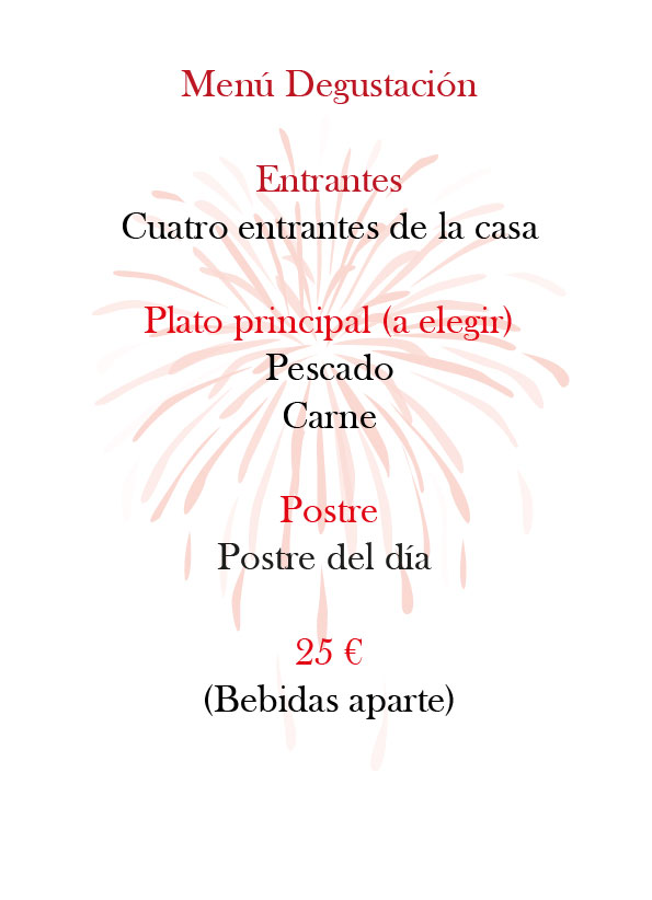 Restaurante Castillo — Carta