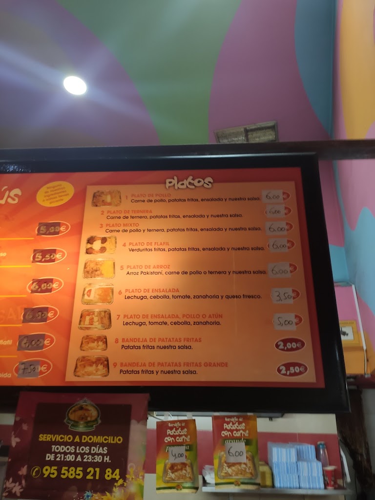Pak Taj Mahal Kebab — Carta
