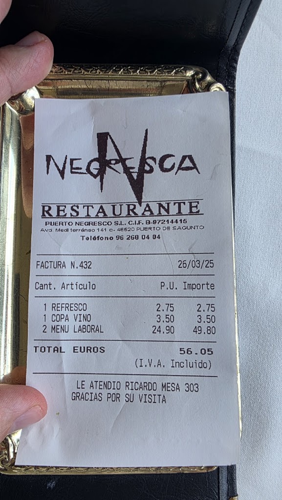 RESTAURANTE NEGRESCA — Mas recientes