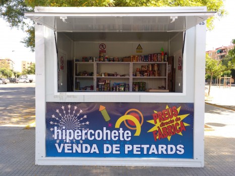 Caseta petardos Hipercohete Piera