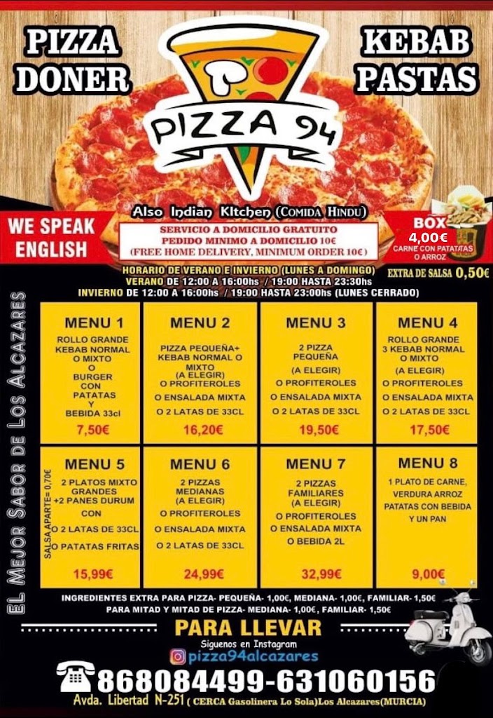 Pizza 94 — Del propietario