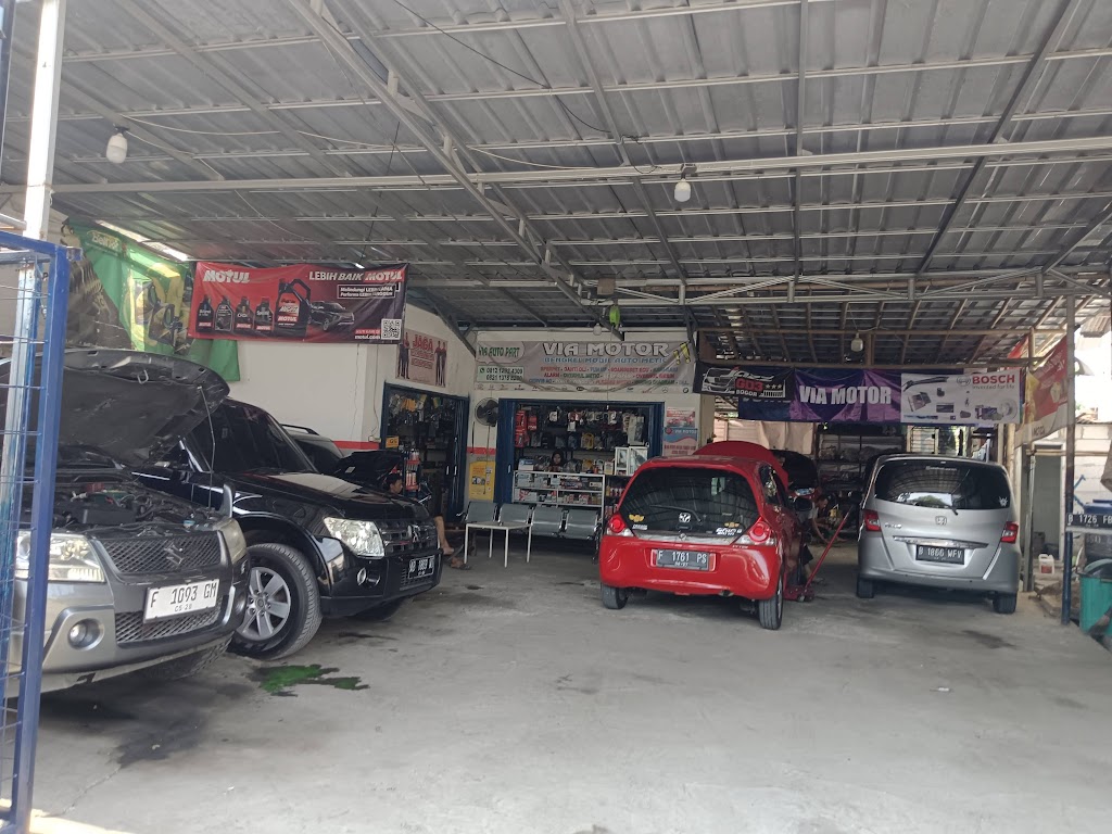 Via Motor bengkel mobil auto metic