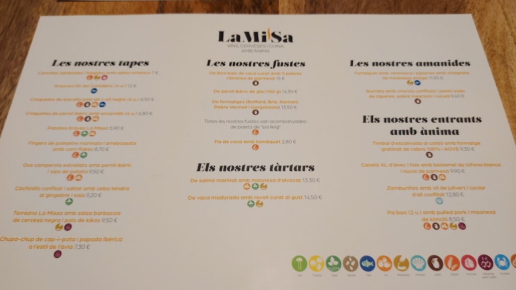 La MiSa — Carta