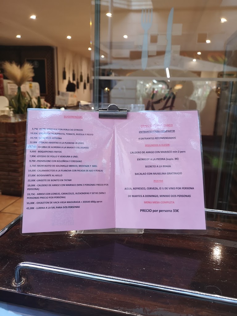 Restaurant Marisqueria Andalucia — Carta