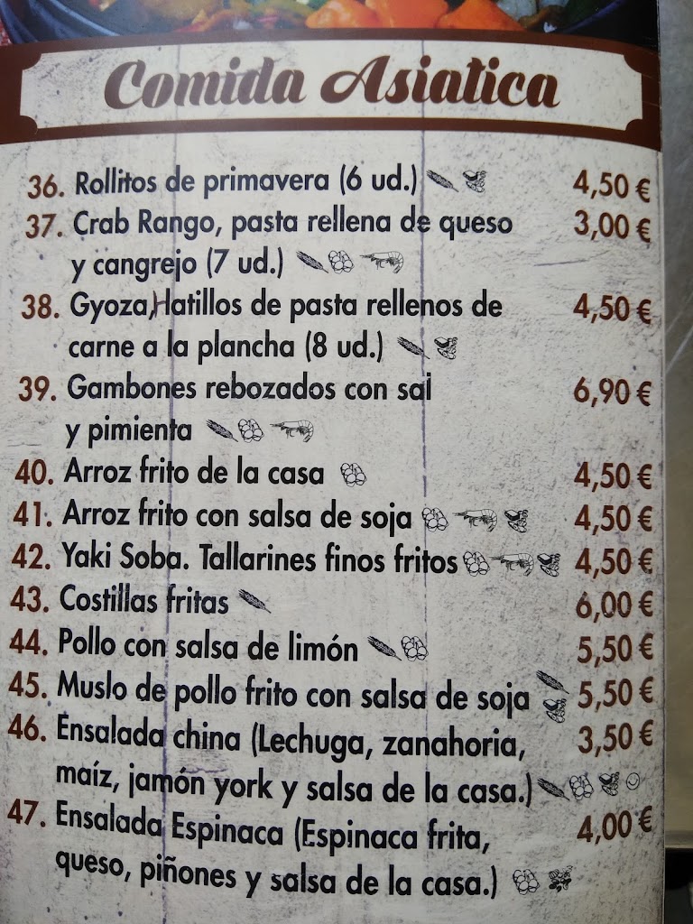 BAR MANEL — Carta