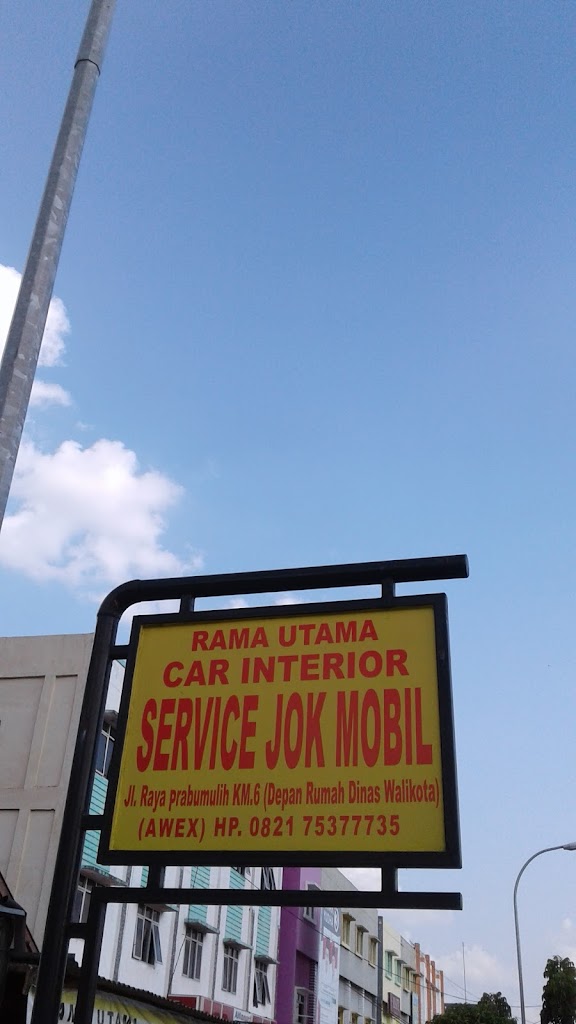 RAMA UTAMA CAR INTERIOR SERVICE JOK MOBIL PRABUMULIH