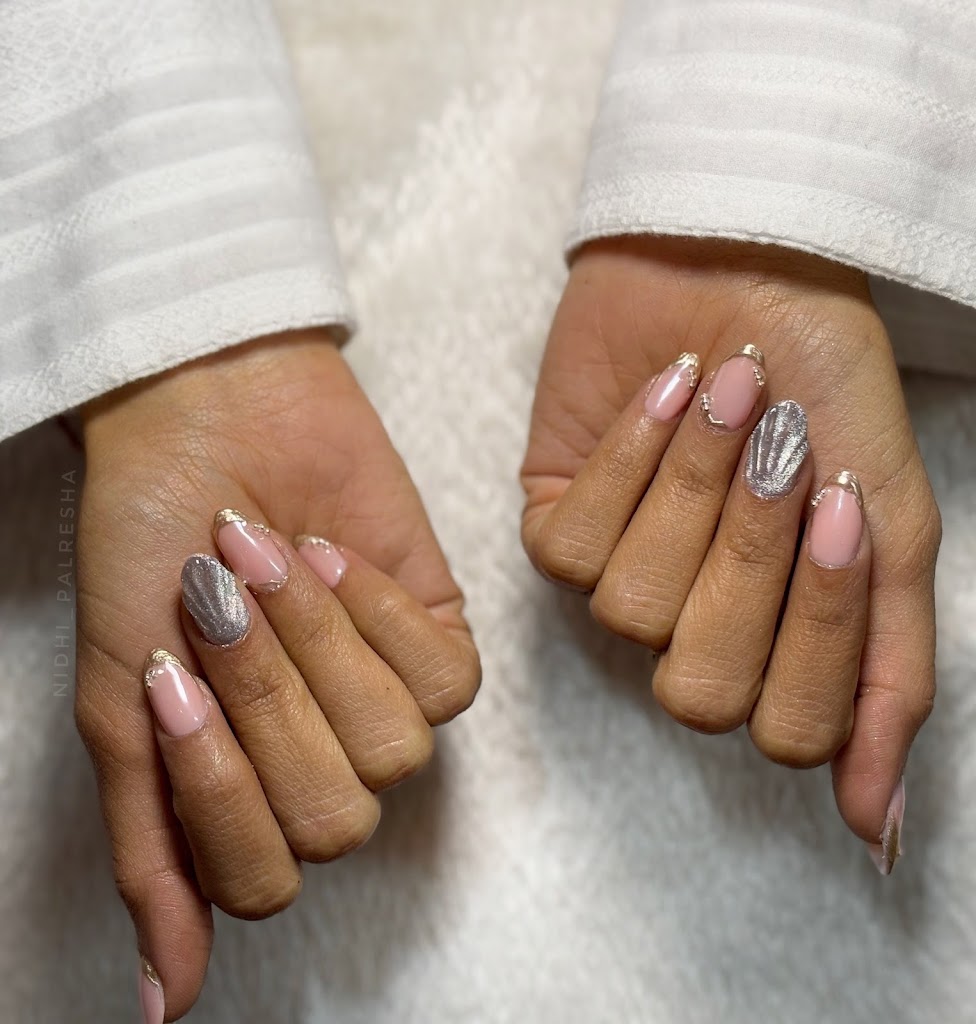 Nidhi Palresha S Blue Lamp Nails