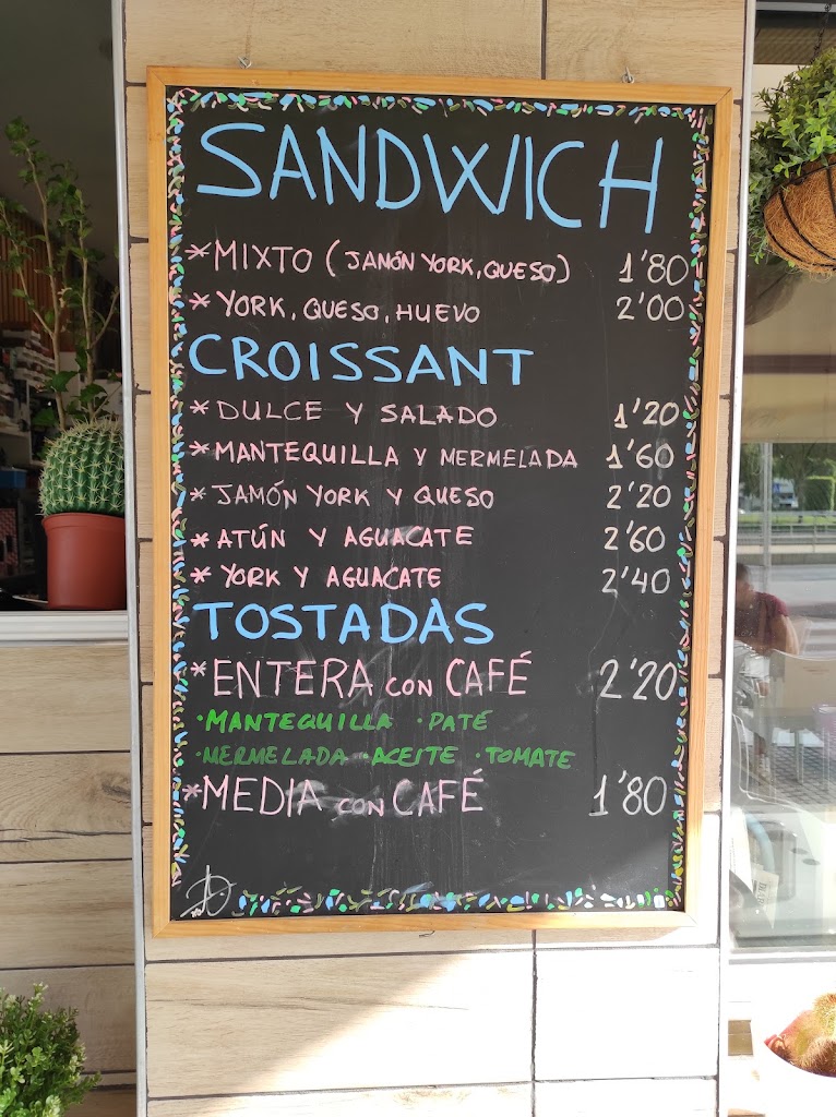 Cafe con arte — Carta