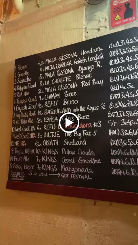 La Taverna dels Predicadors — Carta