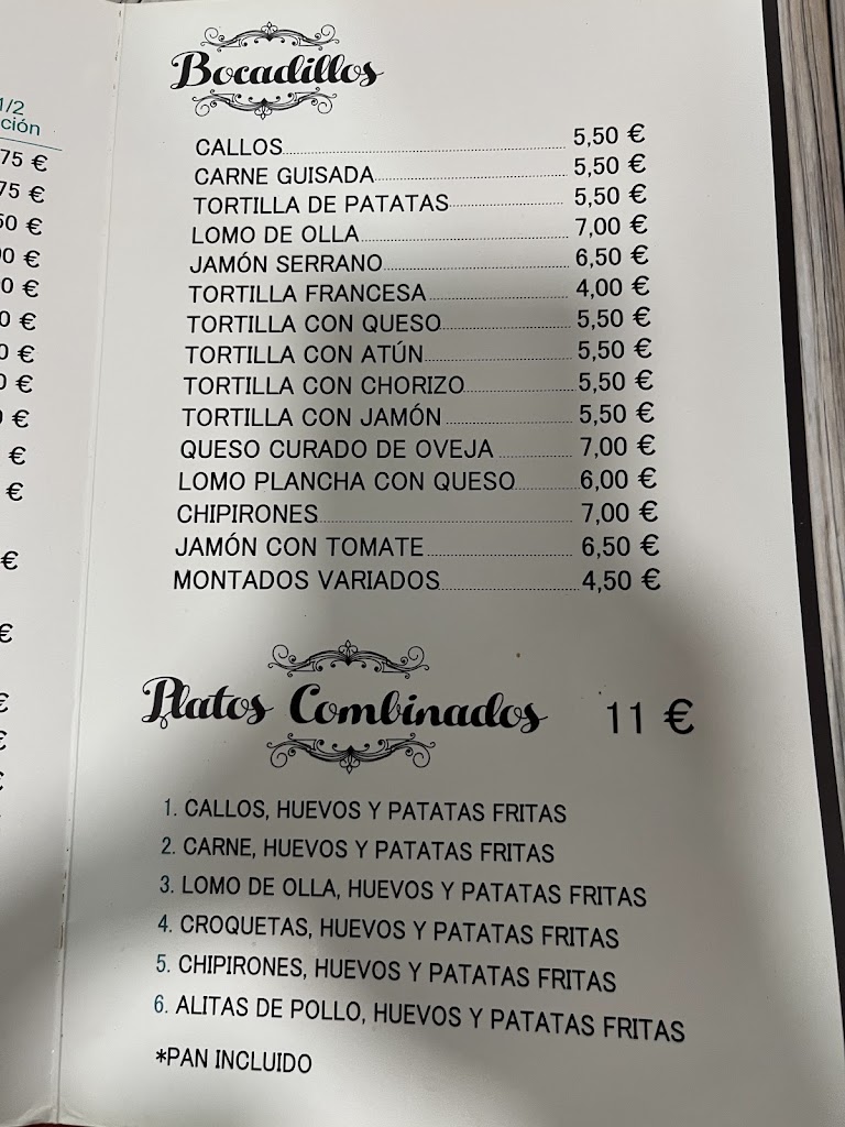 Venta de San Isidro — Carta