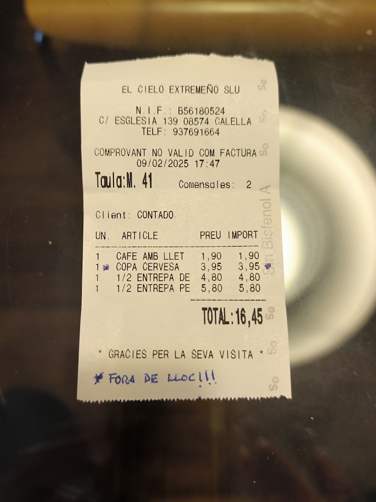 El Cielo Calella - Los Extremenos — Mas recientes