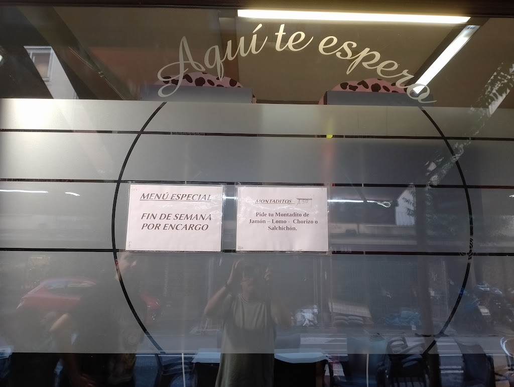 Cafe Bar Aqui Te Espero — Carta