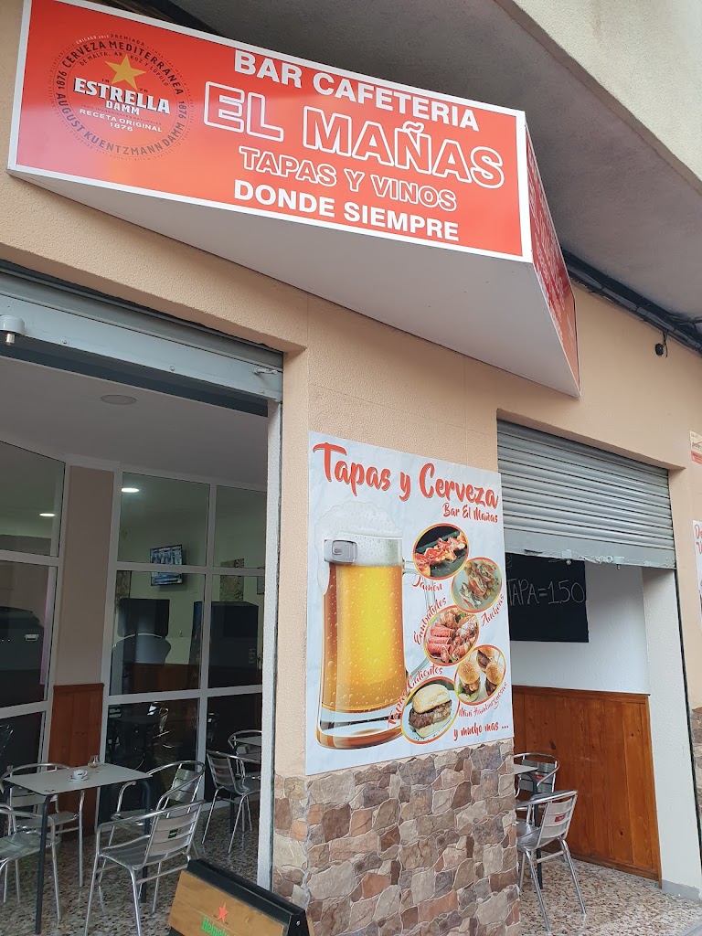 Bar Manas Cafeteria — Carta