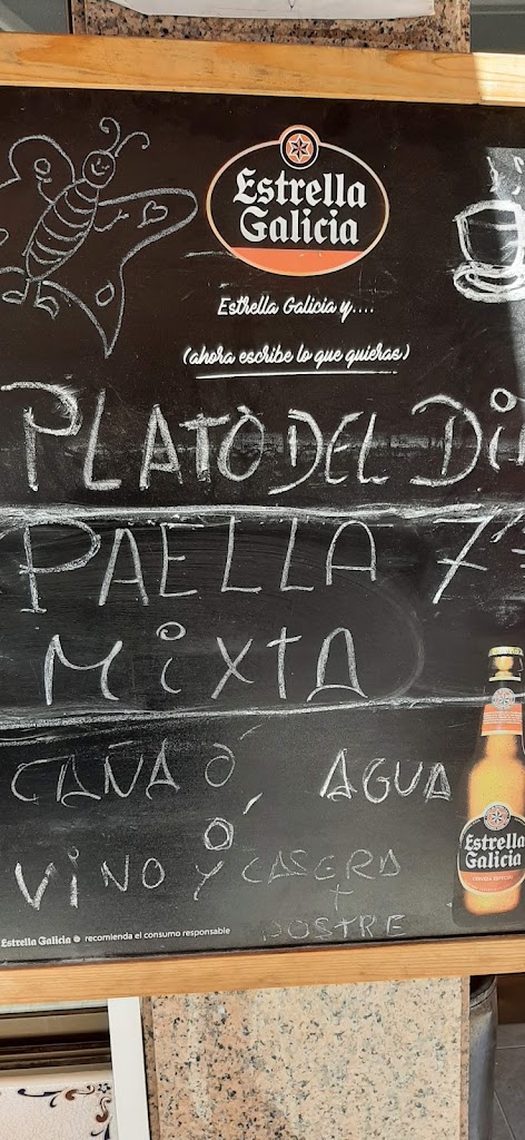 Bar Cafeteria Carlos — Carta