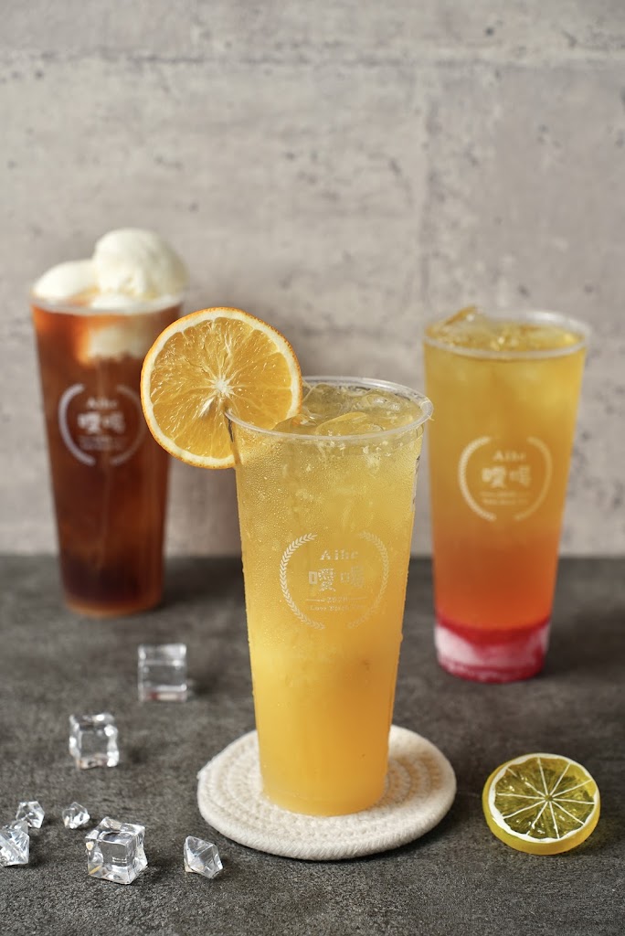 噯喝Aihe -一中飲料店【菊花茶 | 現打果汁｜雙倍布丁奶茶｜酸梅湯】派克雞排前 的照片