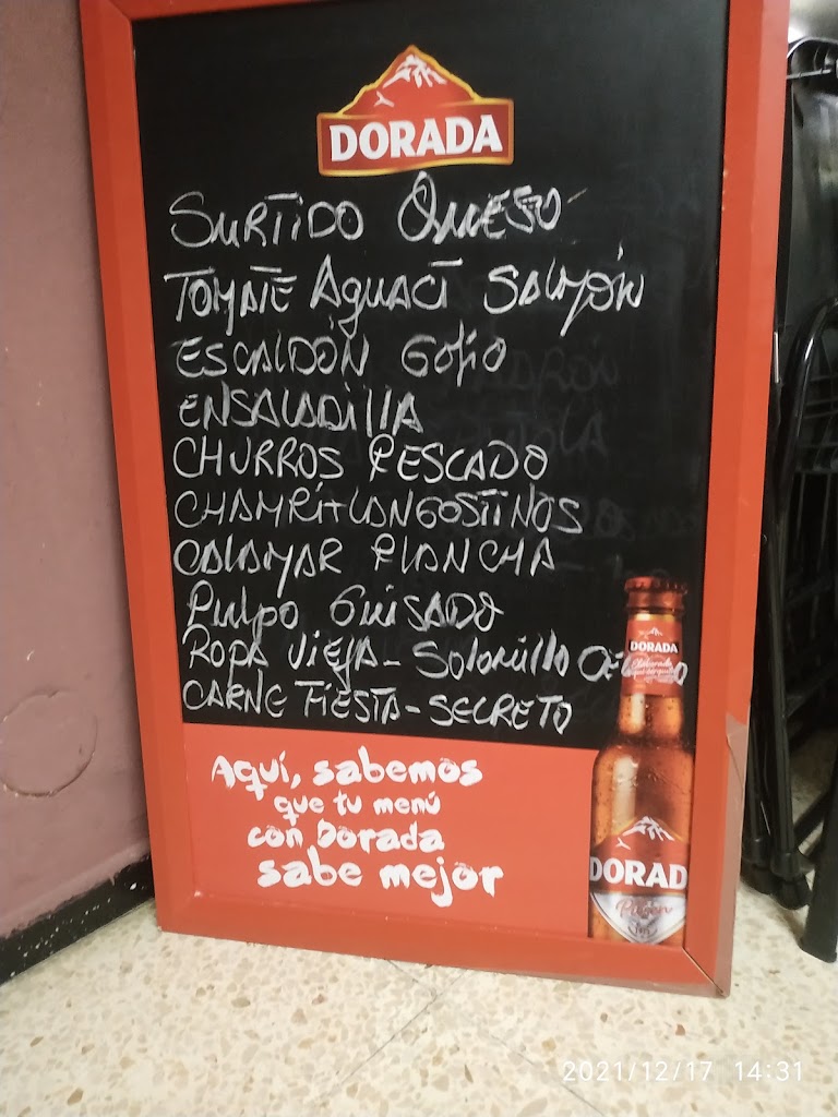 Bar La Ratona — Carta