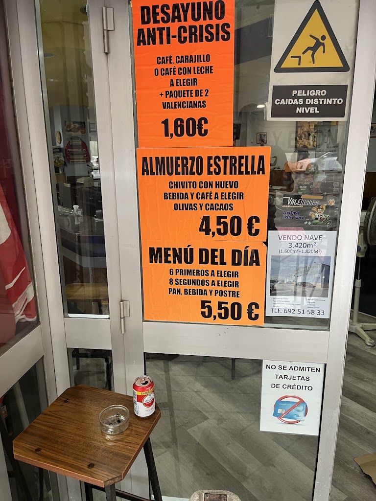 Al Bar Hogar Del Trabajador — Carta