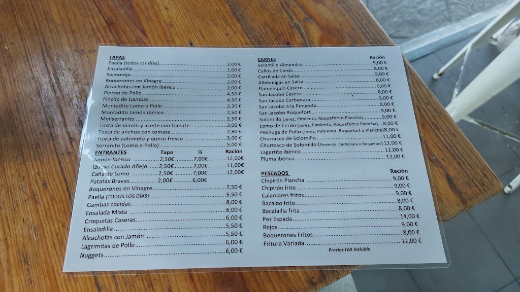 Los desayunos de La Estacion — Carta