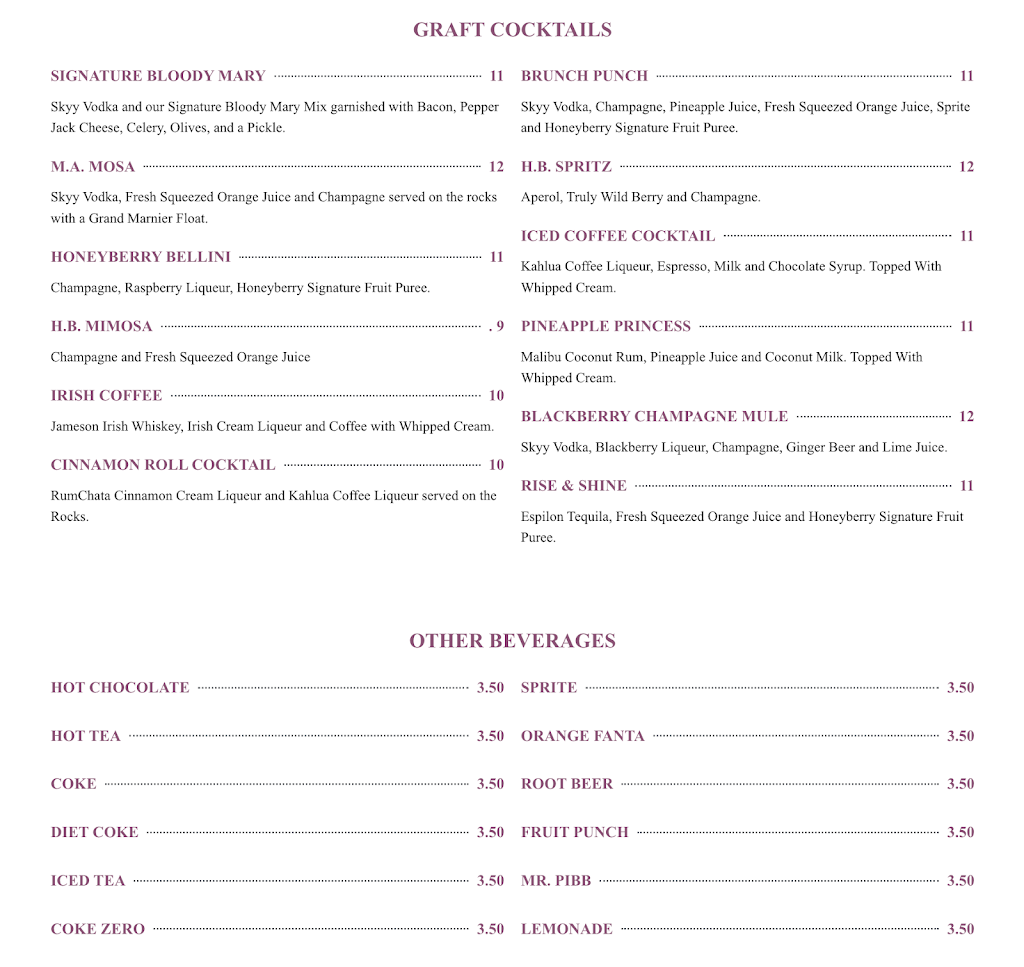  Honey Berry Pancakes and Cafe