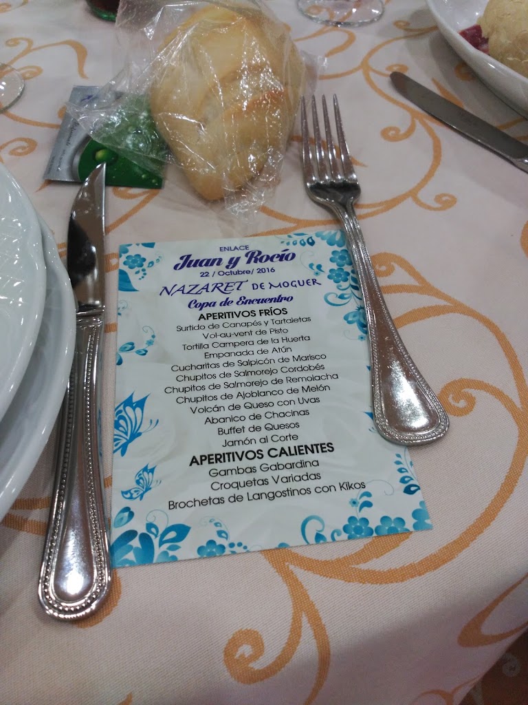 Hotel Restaurante Nazaret De Moguer — Carta